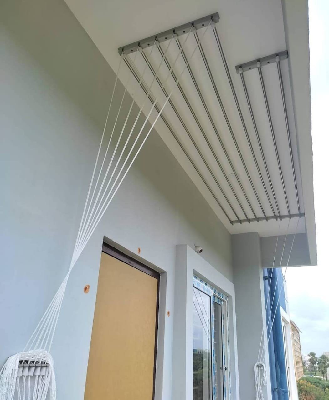 Cloth Hangers installed in Hyderabad by Puja Safety Nets – photo 3
