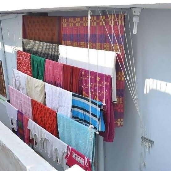 Cloth Hangers installed in Hyderabad by Puja Safety Nets – photo 2